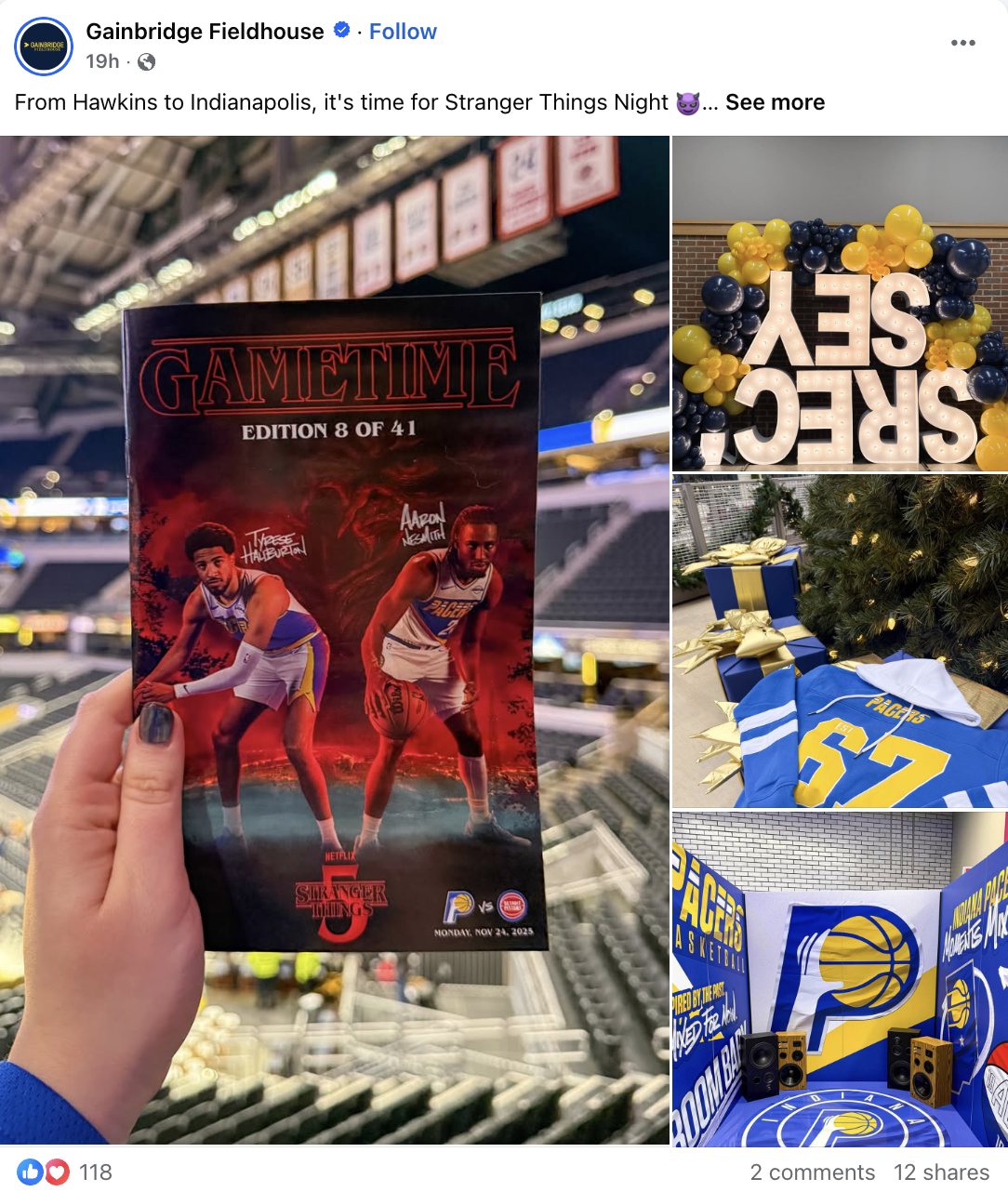 Gainbridge Fieldhouse - Facebook Post 2